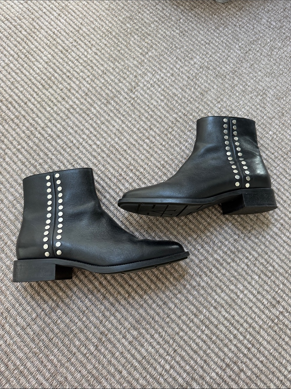 Aquatalia studded ankle boot